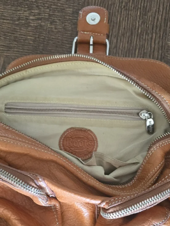 Vintage Roots Tan Leather Fringe Shoulder Bag - Picture 5 of 8